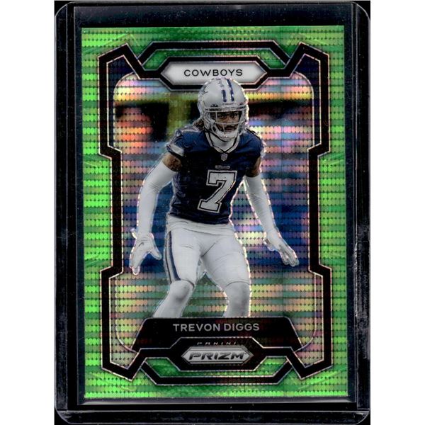 Trevon Diggs Green Pulsar Prizm 2023 Panini Prizm #82