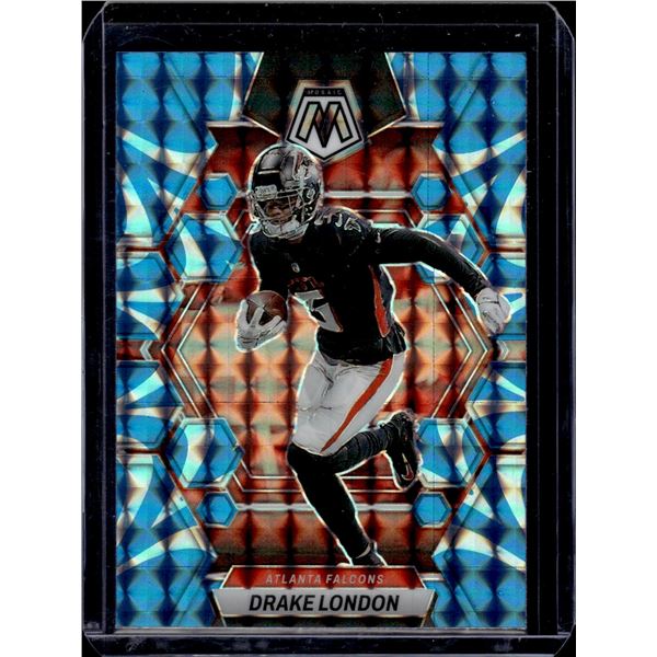 Drake London Reactive Blue Prizm 2023 Panini Mosaic #8