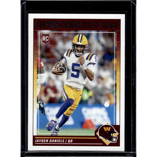 Jayden Daniels RC 2024 Panini Score #302