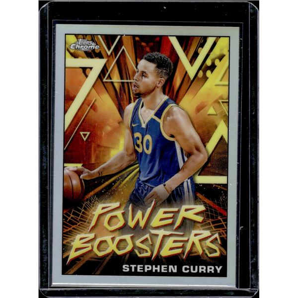 Stephen Curry Power Boosters Refractor 2023-24 Topps Chrome #PB-6