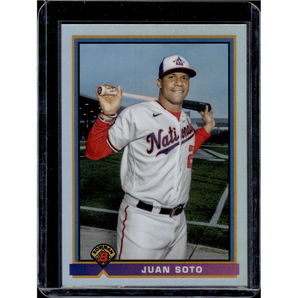 Juan Soto 2021 Bowman Chrome Refractor #91B-JS
