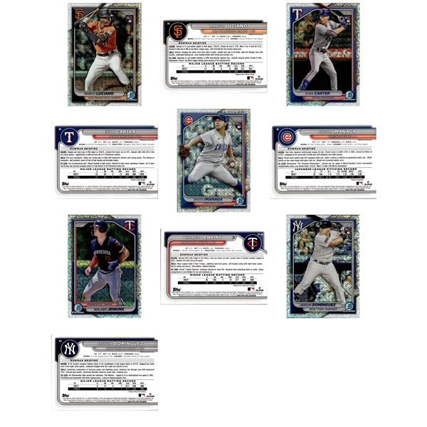 2024 Bowman Chrome Mega Box Mojo Rookie Cards
