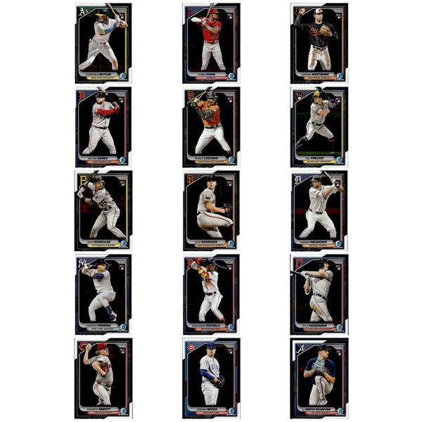 15 Count: 2024 Bowman Chrome Rookie Cards
