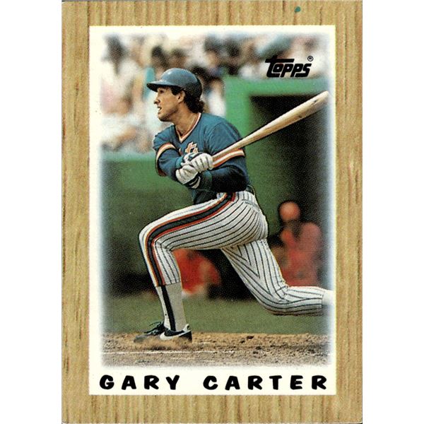 Gary Carter 1987 Topps Mini League Leaders