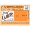 Image 2 : Dennis Rasmussen 1987 Topps Mini League Leaders