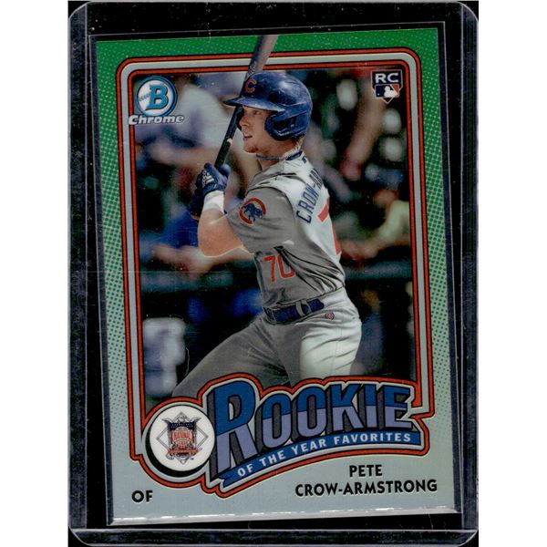 Pete Crow-Armstrong RC Bowman Chrome Rookie of the Year Favorites