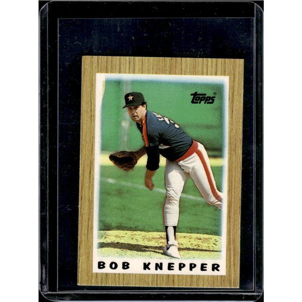Bob Knepper 1987 Topps Mini League Leaders