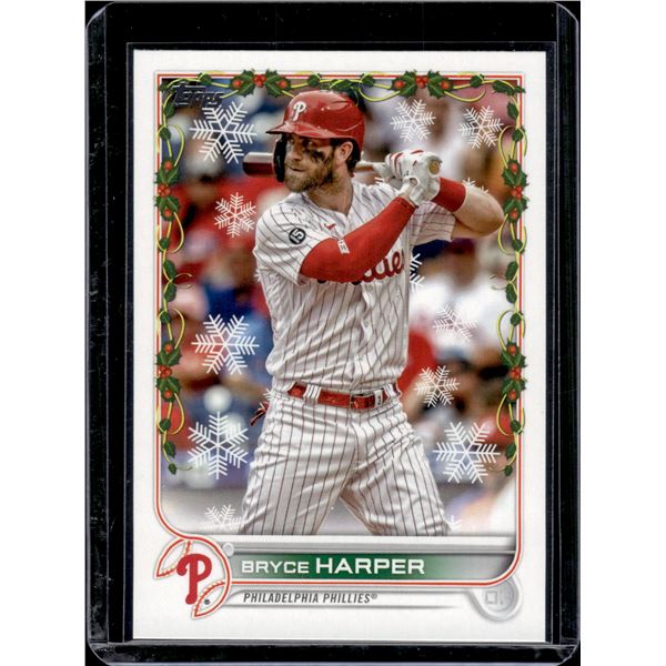 Bryce Harper 2022 Topps Holiday Philadelphia