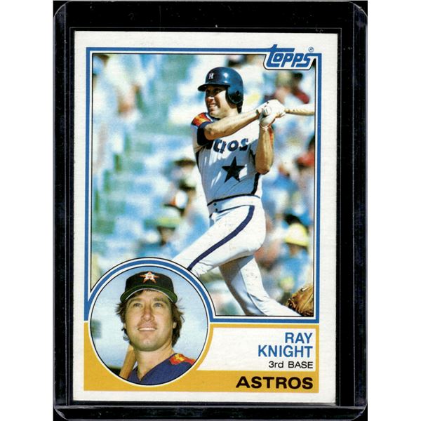 Ray Knight 1983 Topps Houston Astros Infielder