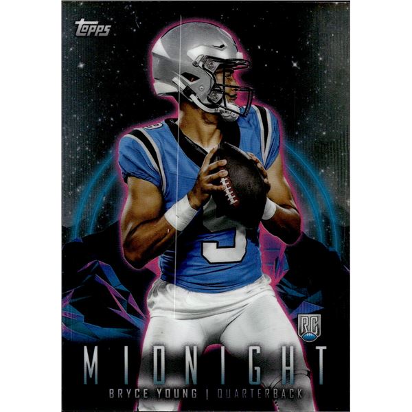 Bryce Young Midnight Refractor Topps Composite