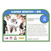 Image 2 : Xavier Worthy 2024 Score Rookie Card Protential Insert