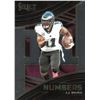 Image 1 : A.J. Brown Numbers Insert Panini Select 2023-24