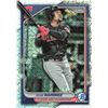 Image 1 : Jose Ramirez, Bowman Chrome, mojo, Cleveland Indians.