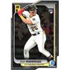 Image 1 : Endy Rodriguez rookie card Bowman Chrome, Pittsburgh Pirates.