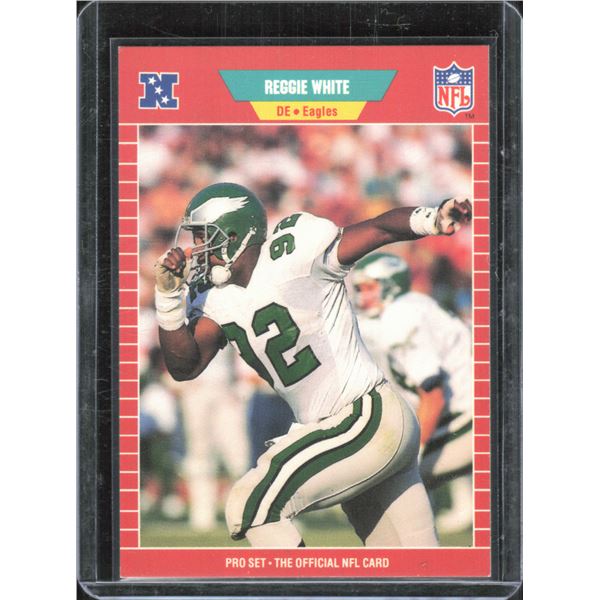 Reggie White 1989 Pro Set Green Bay Packers/Philadelphia Eagles Vintage Football Card