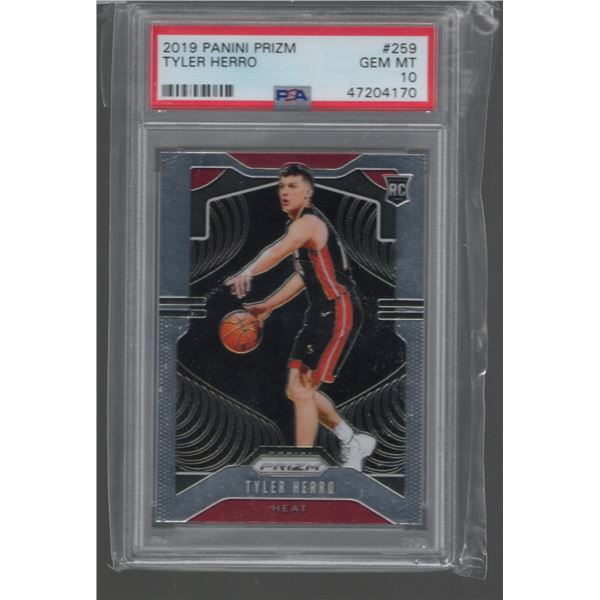 Tyler Herro RC 2019-20 Prizm #259 PSA 10