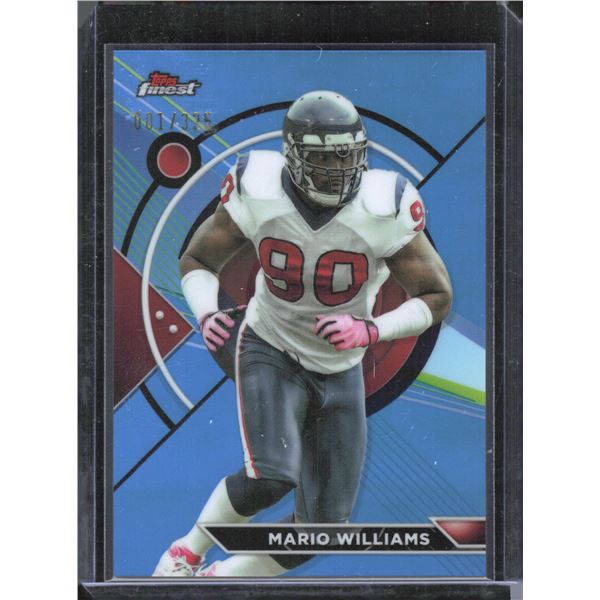 Mario Williams Blue 1st on Print /325 2023 Topps Composite #193