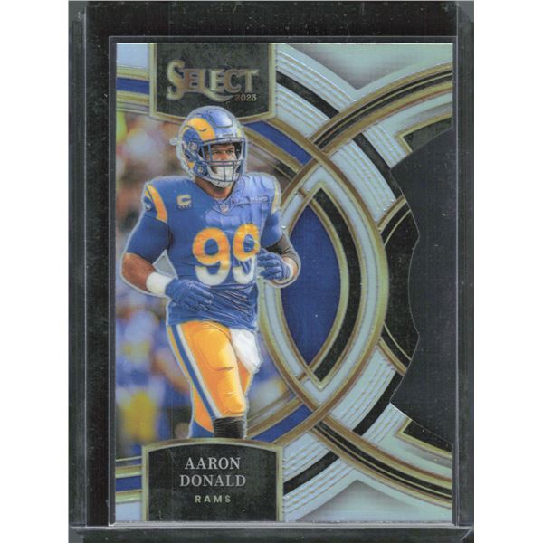 Aaron Donald Silver Prizm Die Cut 2023 Select #113