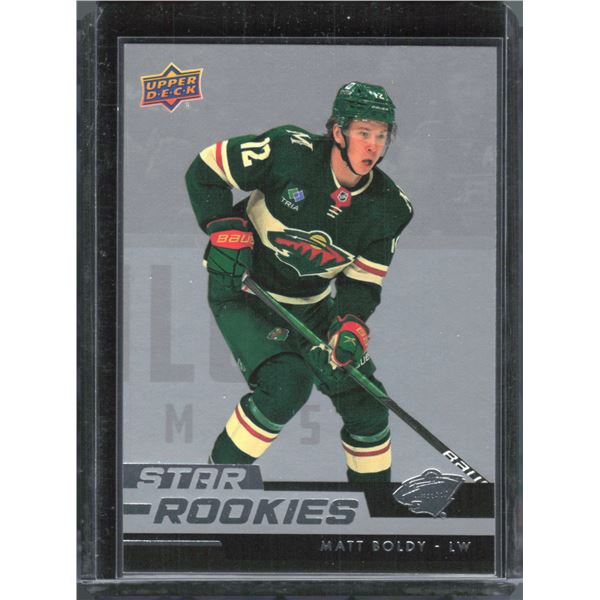 Matt Boldy Star Rookies 2022-23 Upper Deck #3