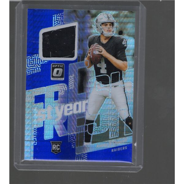 Aidan O'Connell Blue Hyper Prizm RC Patch 2023 Optic #FYF-AO