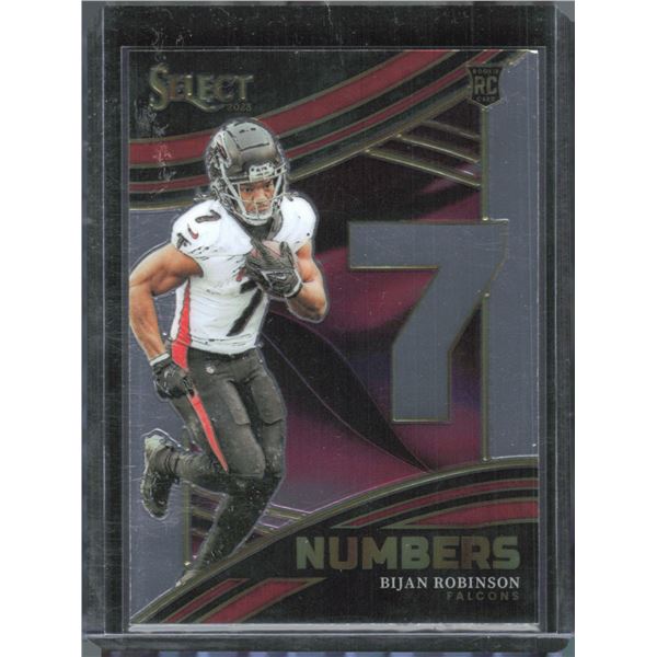 Bijan Robinson Numbers RC 2023 Select #NMB-BRO