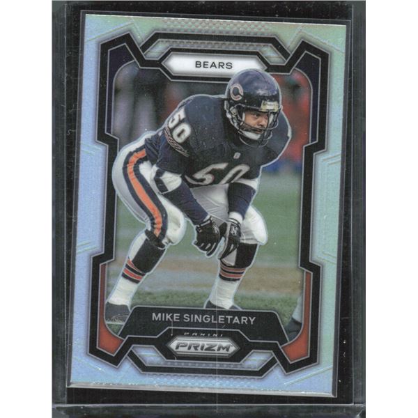 Mike Singletary Silver Prizm 2023 Prizm #54