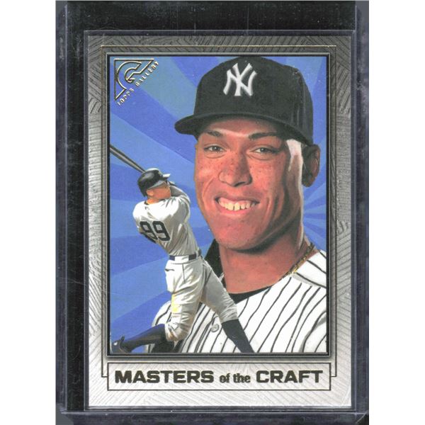 Aaron Judge Masters of Craft 2021 Topps Gallery #MTC-13