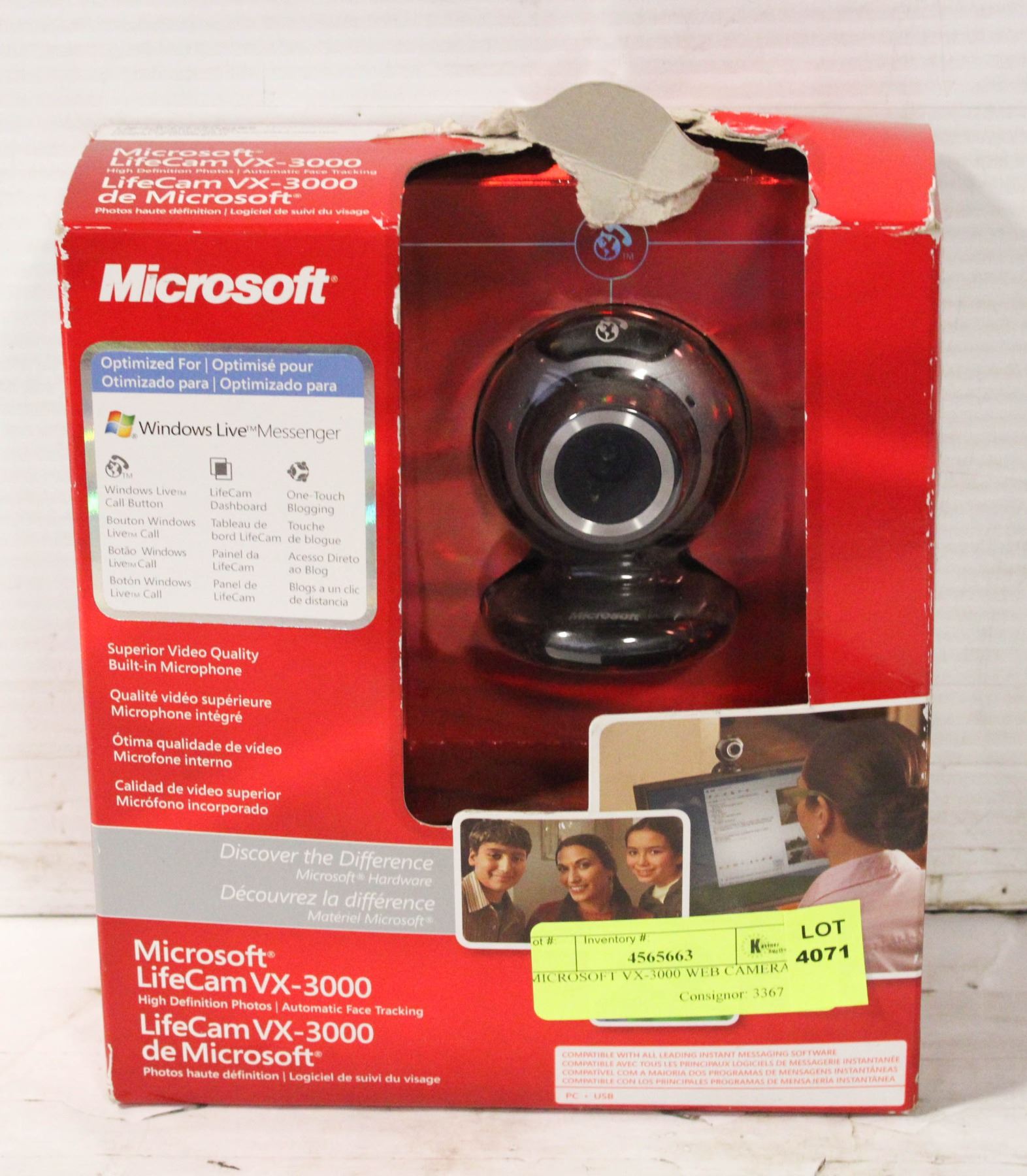 MICROSOFT VX3000 WEB CAMERA