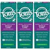 Image 1 : BRAND NEW 85ML X3 PACK OF TOMS OF MAINE TOOTHPASTE