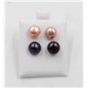 Image 1 : #153-NATURAL AKOYA PEARL EARRINGS