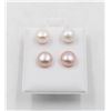 Image 1 : #146-NATURAL AKOYA PEARL EARRINGS