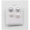 Image 1 : #139-NATURAL AKOYA PEARL EARRINGS
