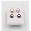 Image 1 : #148-NATURAL AKOYA PEARL EARRINGS
