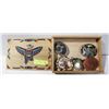 Image 1 : ESTATE BELT BUCKLES IN HAIDA SALMON BOX-ESTATE