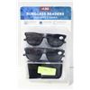 Image 1 : NEW SUNGLASS READERS 2 PACK W/ CASES +1.50