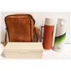 Image 1 : VINTAGE THERMOS OUTING KIT & PUMP A DRINK