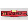 Image 1 : BLACKHAWKS BLVD LICENSED NHL SIGN
