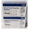 Image 1 : DUPONT TYVEK WRAP CAPS STAPLEPAC 3/8" 2 BOXES