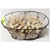 Image 1 : WIRE BASKET WITH WINE CORKS