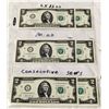 Image 1 : $2 US MINT 6 NOTES CONSECUTIVE SE #S