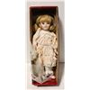 PORCELIN DOLL BLONDE WITH BANGS - CREAM AND