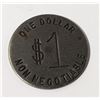 Image 1 : OLD STEEL "$1 ONE DOLLAR NON NEGOTIABLE" TOKEN