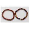 Image 1 : #147-NATURAL SUNSTONE & PICTURE JASPER BRACELET