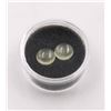 Image 1 : 2)  LOT OF 2 MATCHED ROUND LEMON QUARTZ GEMSTONES,