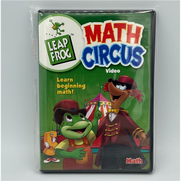 CERTIFIED REFURB DVD, LEAP FROG MATH CIRCUS