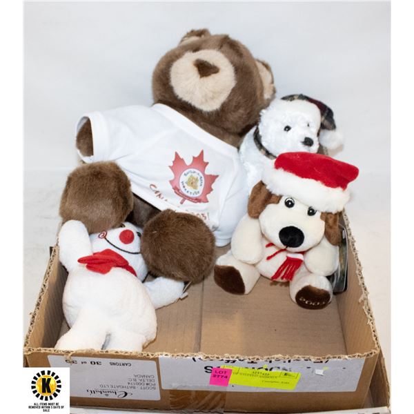 LOT OF STUFFED ANIMALS