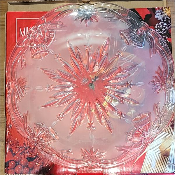 31)  NEW, IN ORIGNIAL BOX 14.75" PLATTER, BY MIK