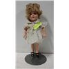 Image 1 : SHIRLEY TEMPLE DOLL - CURLY GOLDEN BLONDE HAIR,