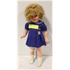 Image 1 : SHIRLEY TEMPLE DOLL - CURLY GOLDEN BLOND HAIR,