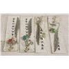 Image 1 : NEW GEM STONE BOOK MARKS - FEATHER - SET OF 4
